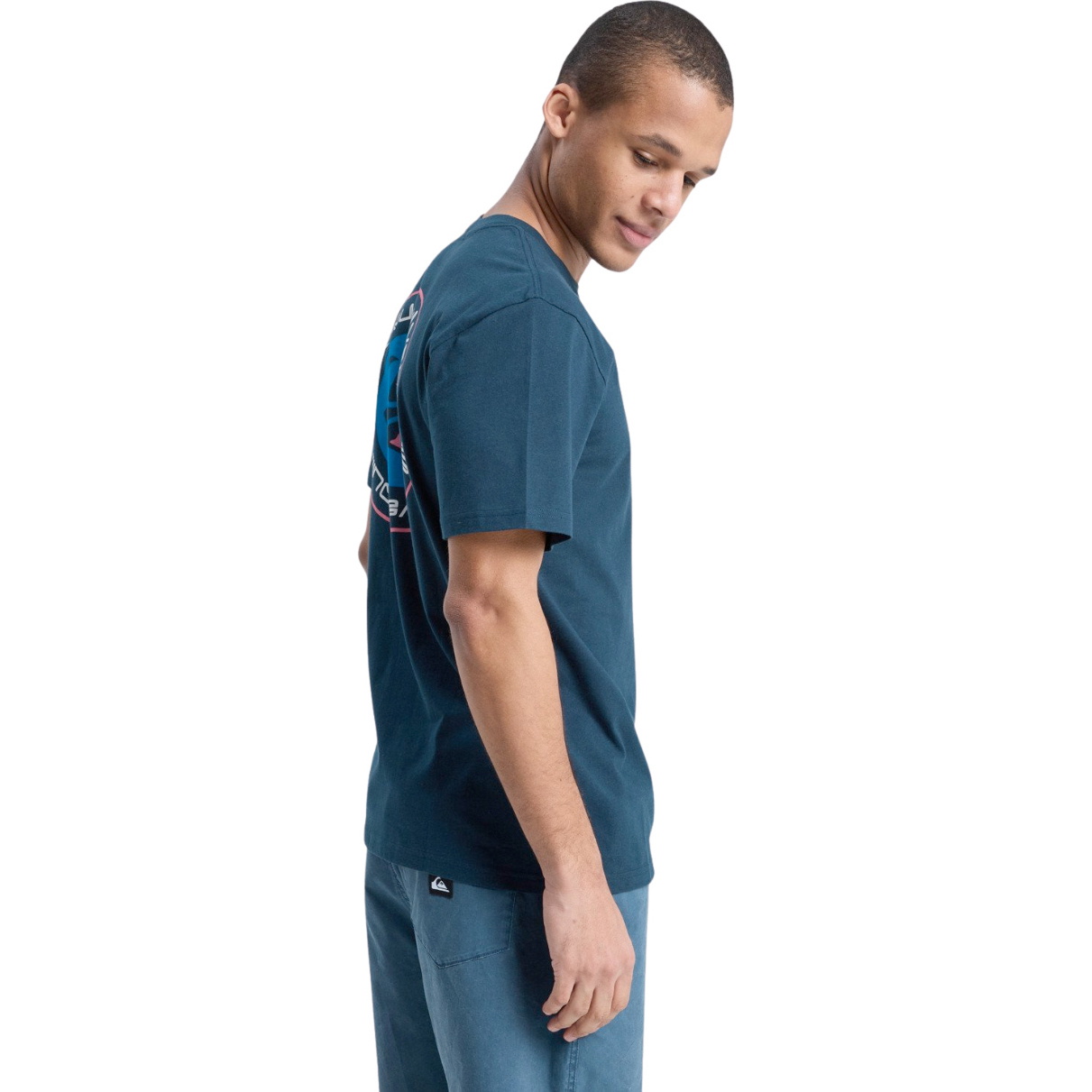 2026 Quiksilver Mens Ev Duality T-Shirt EQYZT08290 - Dark Navy